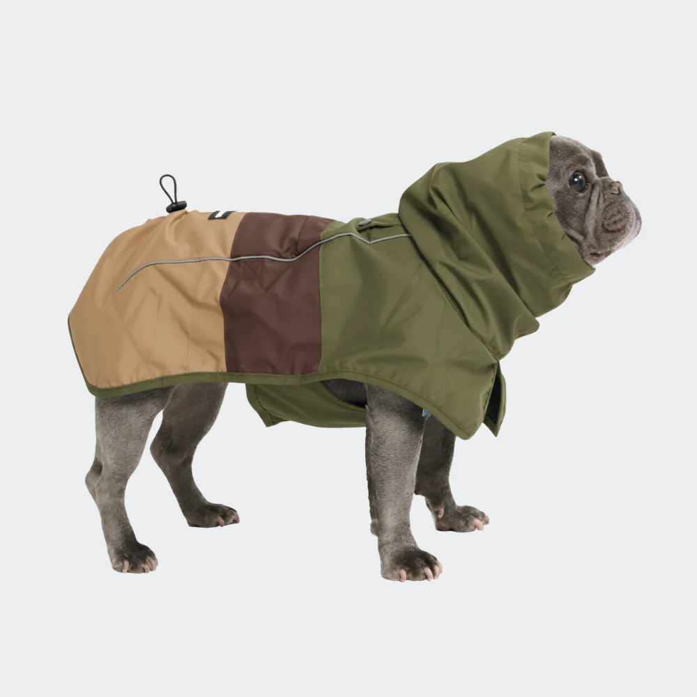 Impermeabile per cani Breatheshield™ - Verde Marrone Chiaro - Image 3