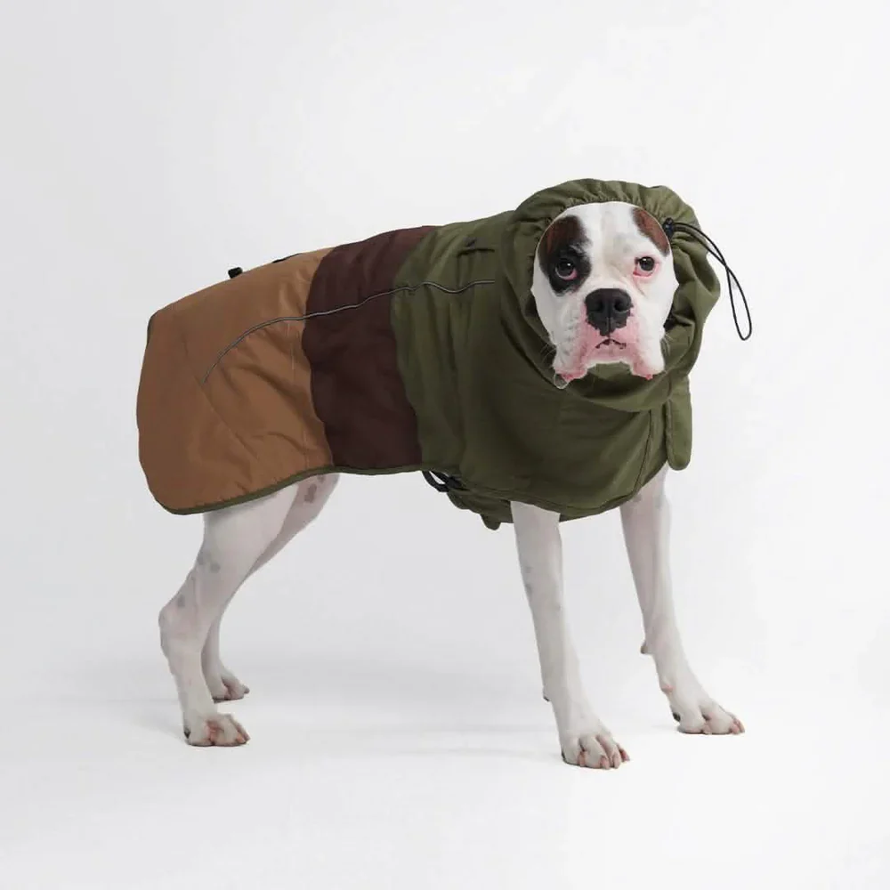 Impermeabile per cani Breatheshield™ - Verde Marrone Chiaro - Image 4