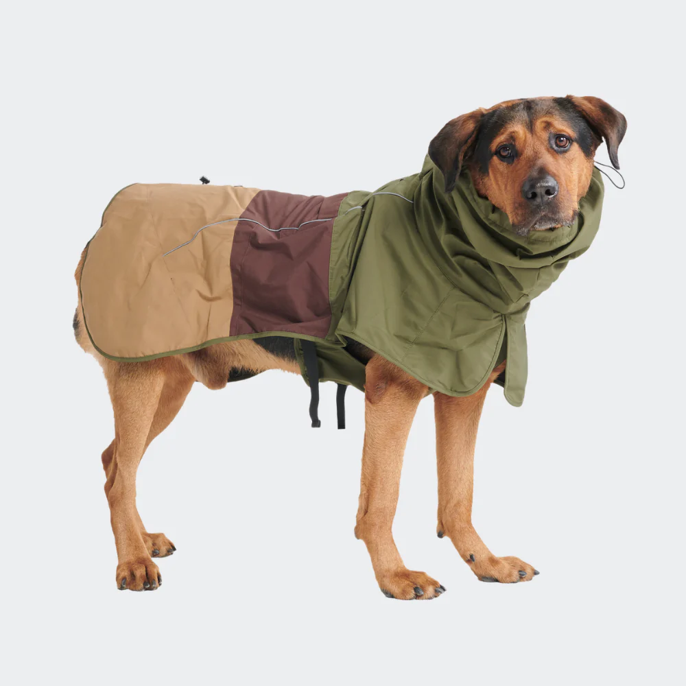 Impermeabile per cani Breatheshield™ - Verde Marrone Chiaro - Image 5