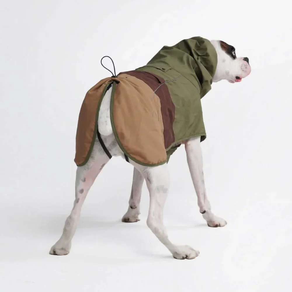 Impermeabile per cani Breatheshield™ - Verde Marrone Chiaro - Image 7