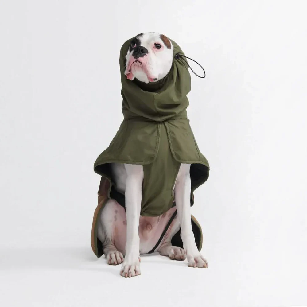 Impermeabile per cani Breatheshield™ - Verde Marrone Chiaro - Image 8