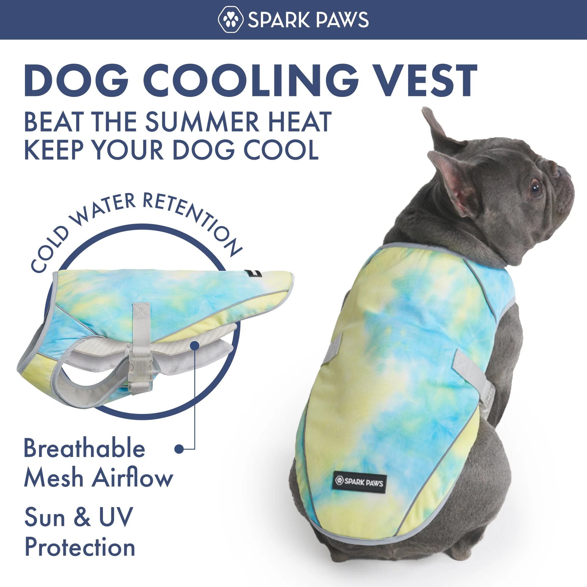 Gilet di raffreddamento per cani (multicolore) - Image 32