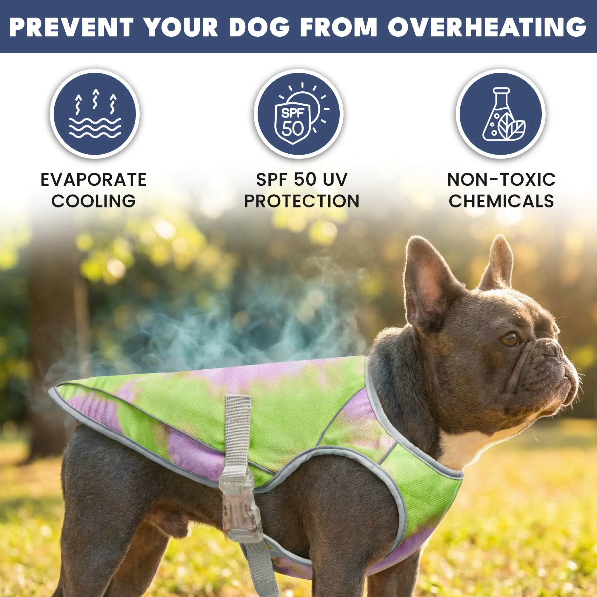Gilet di raffreddamento per cani (multicolore) - Image 38