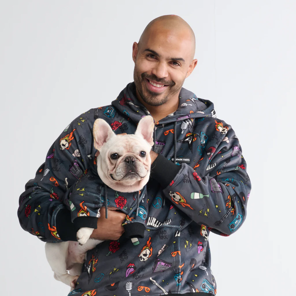 Felpa con cappuccio per cani con stampe - Image 10