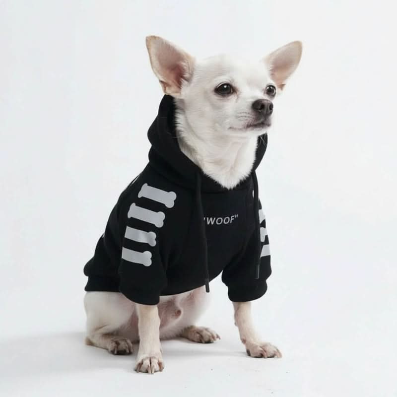 Felpa con cappuccio per cani con stampe - Image 14