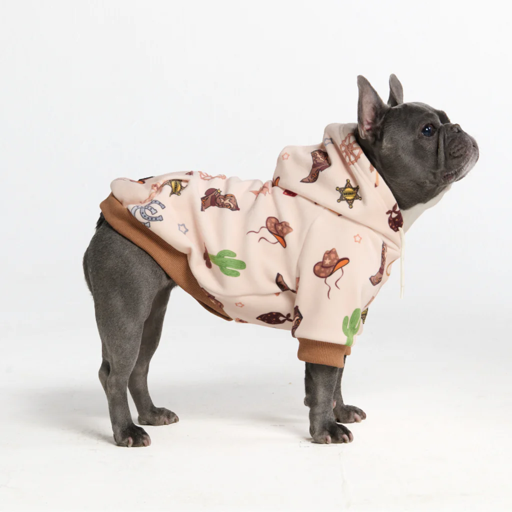 Felpa con cappuccio per cani con stampe - Image 41