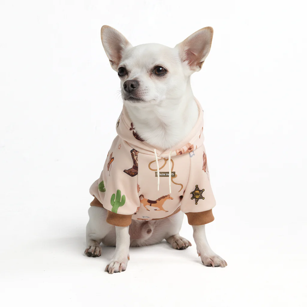 Felpa con cappuccio per cani con stampe - Image 42