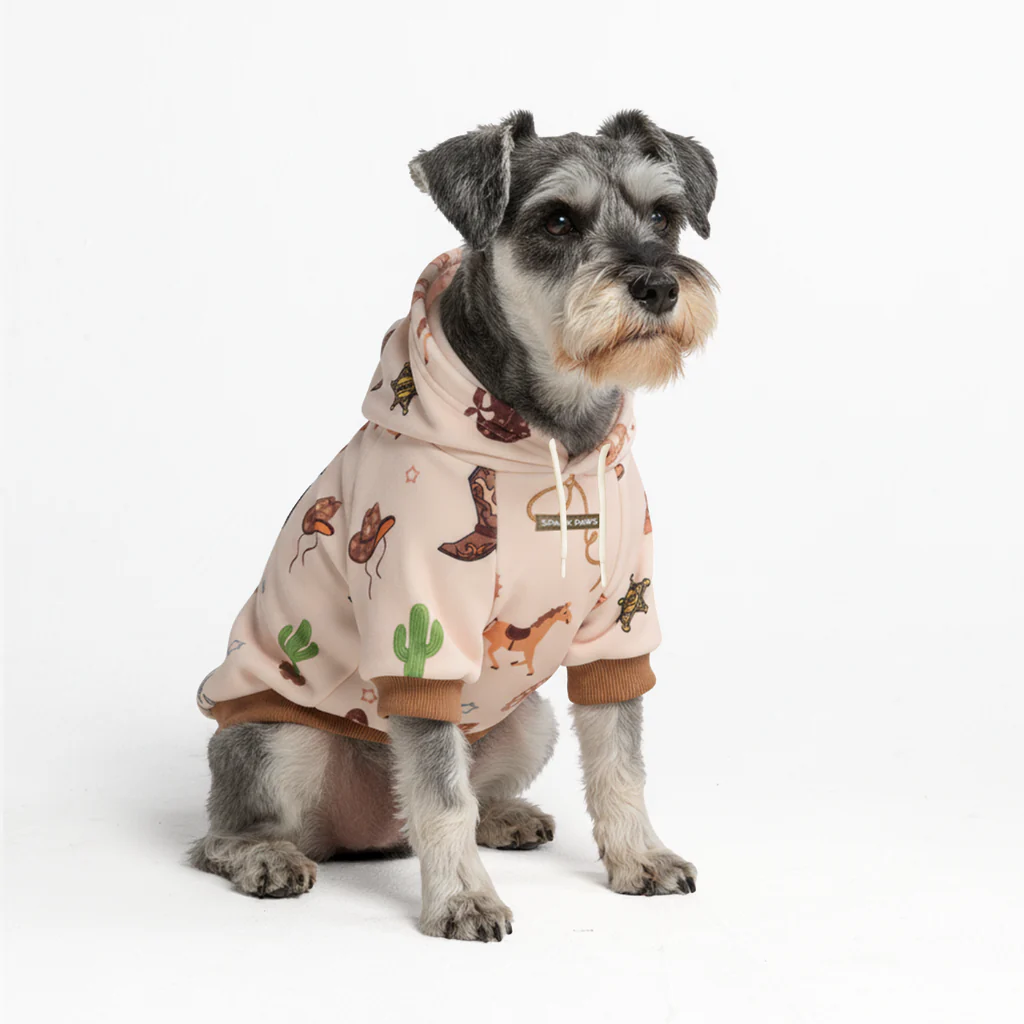 Felpa con cappuccio per cani con stampe - Image 43