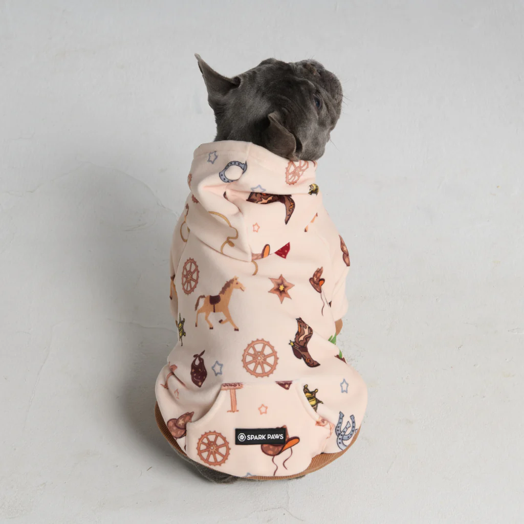 Felpa con cappuccio per cani con stampe - Image 49
