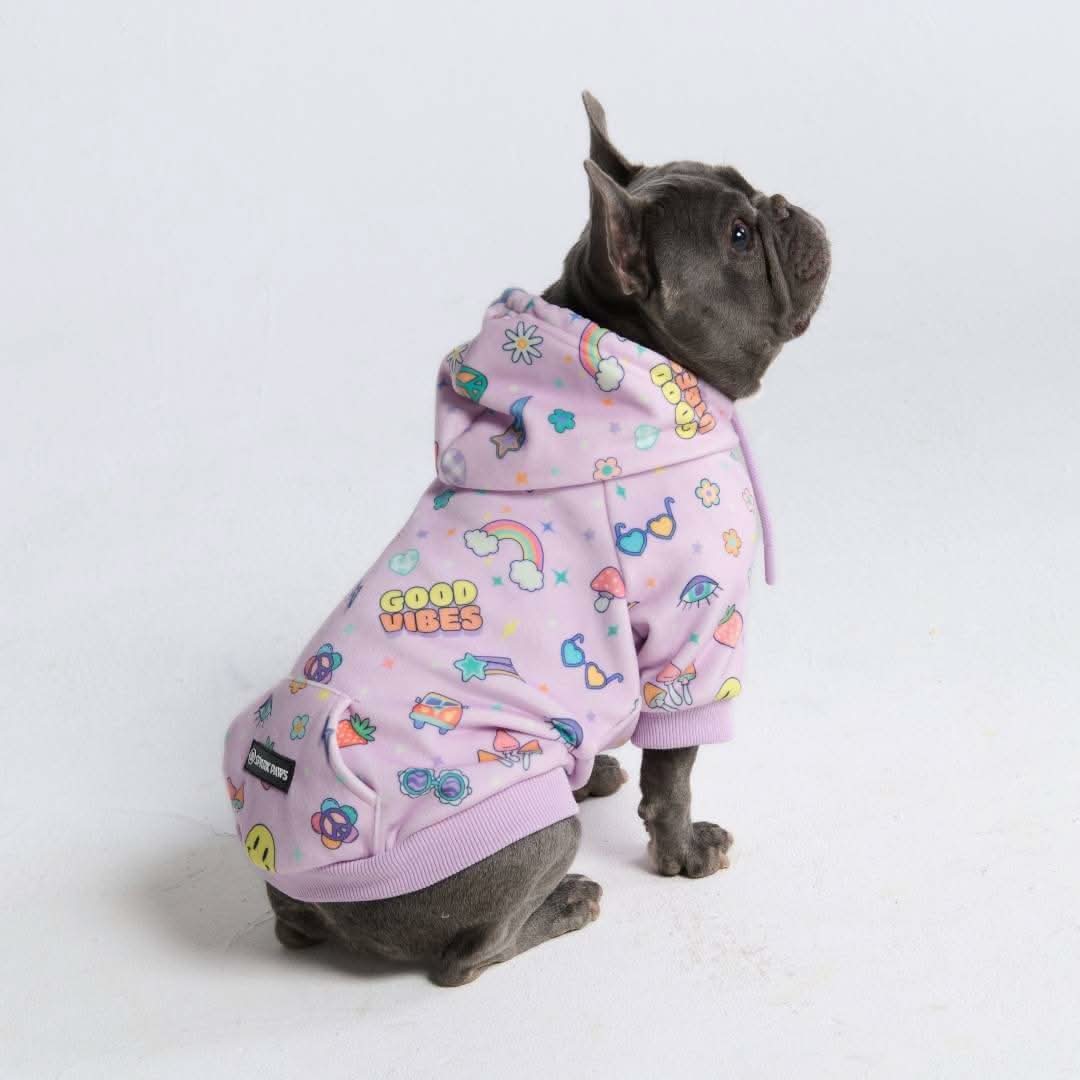 Felpa con cappuccio per cani con stampe - Image 64