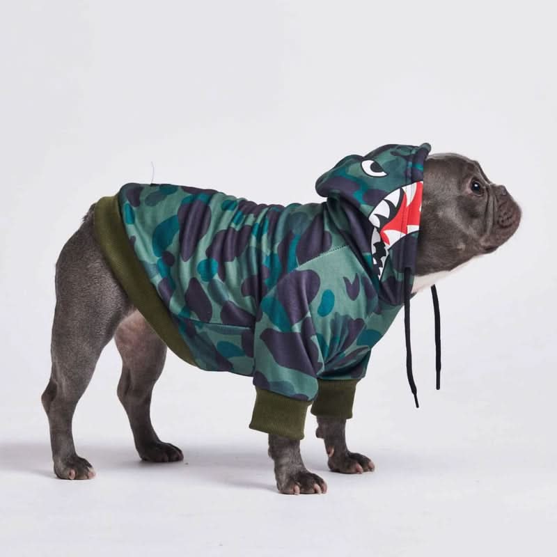 Felpa con cappuccio per cani con stampe - Image 69