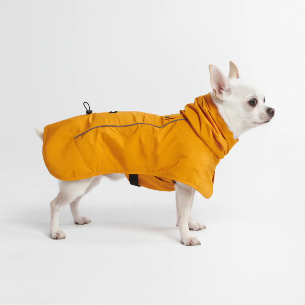 Impermeabile per cani Breatheshield™ - Giallo Senape - Image 3