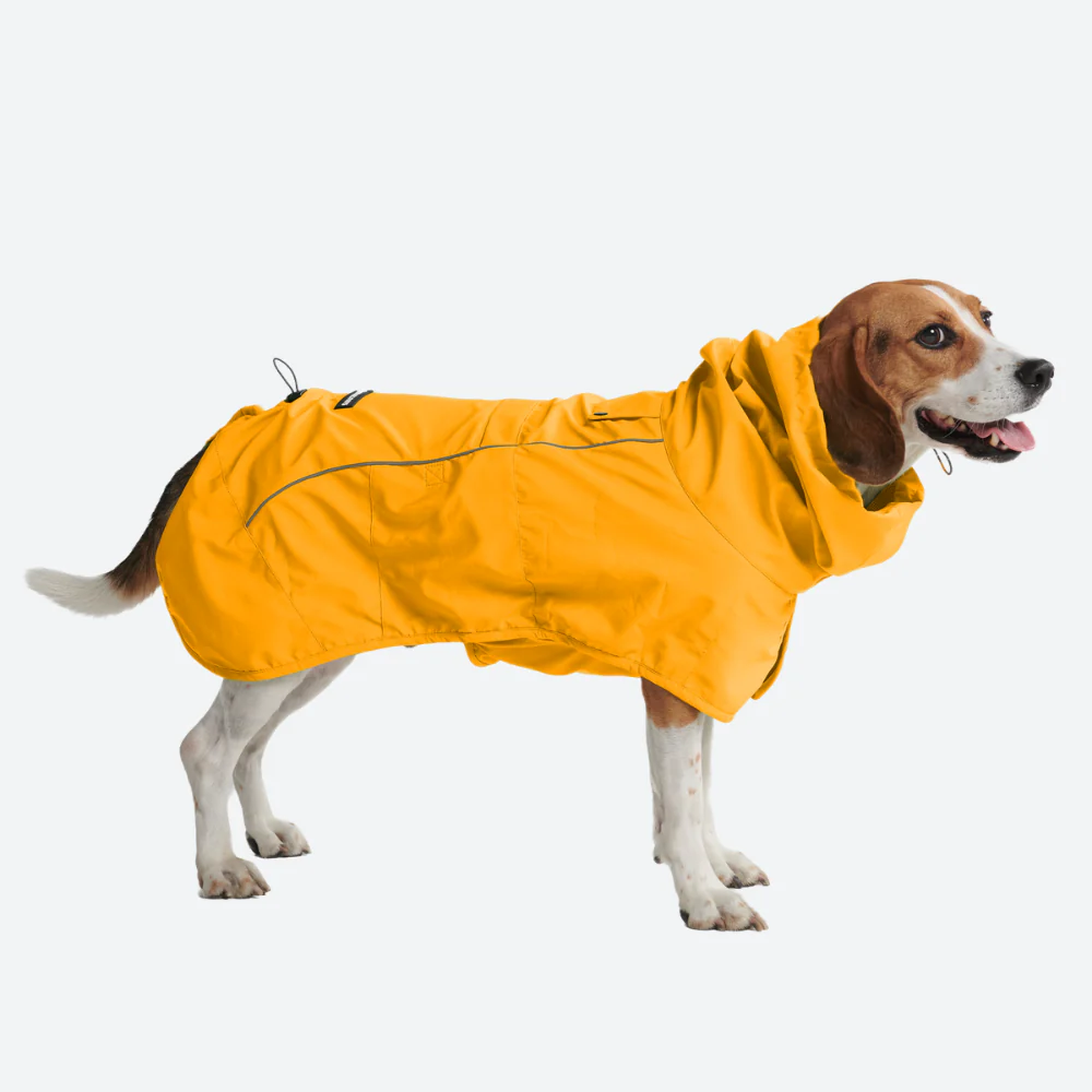 Impermeabile per cani Breatheshield™ - Giallo Senape - Image 4