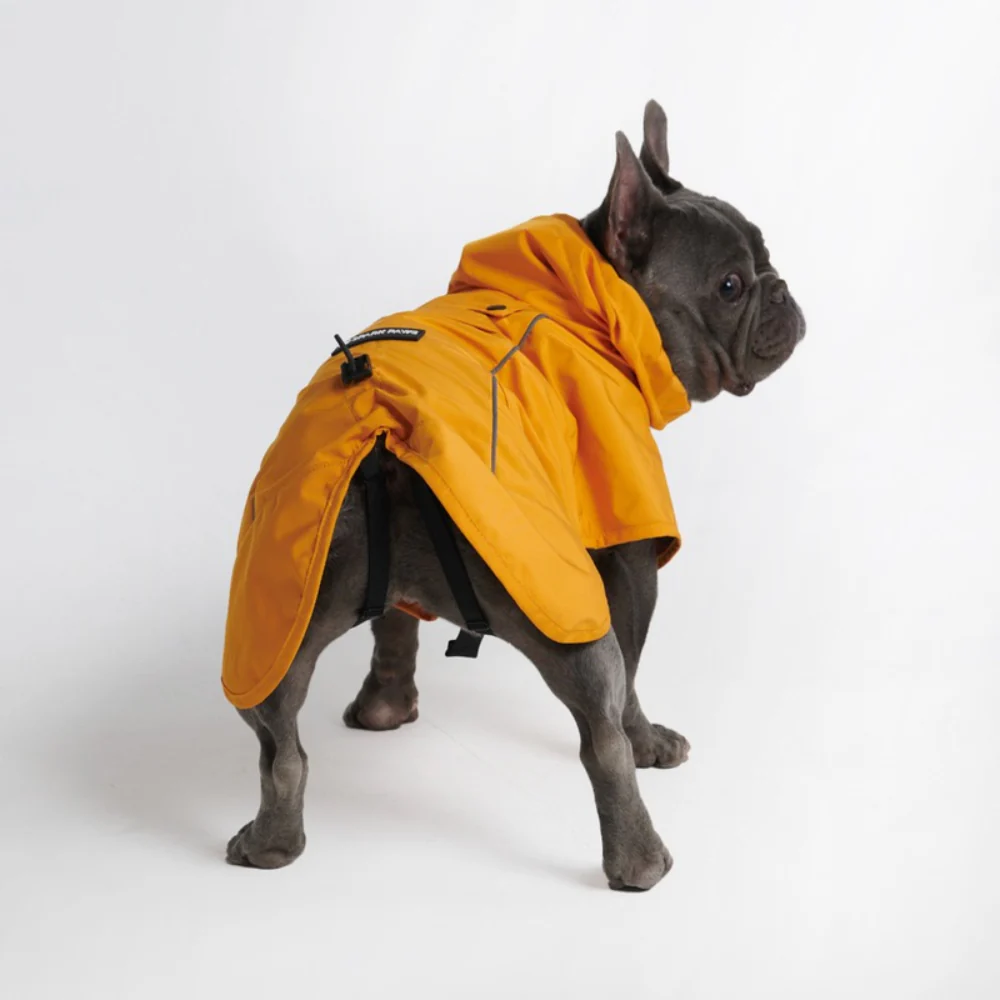 Impermeabile per cani Breatheshield™ - Giallo Senape - Image 7