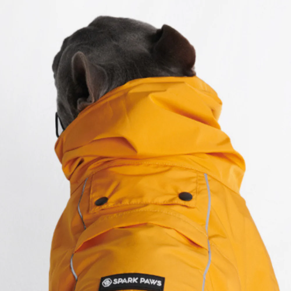 Impermeabile per cani Breatheshield™ - Giallo Senape - Image 9
