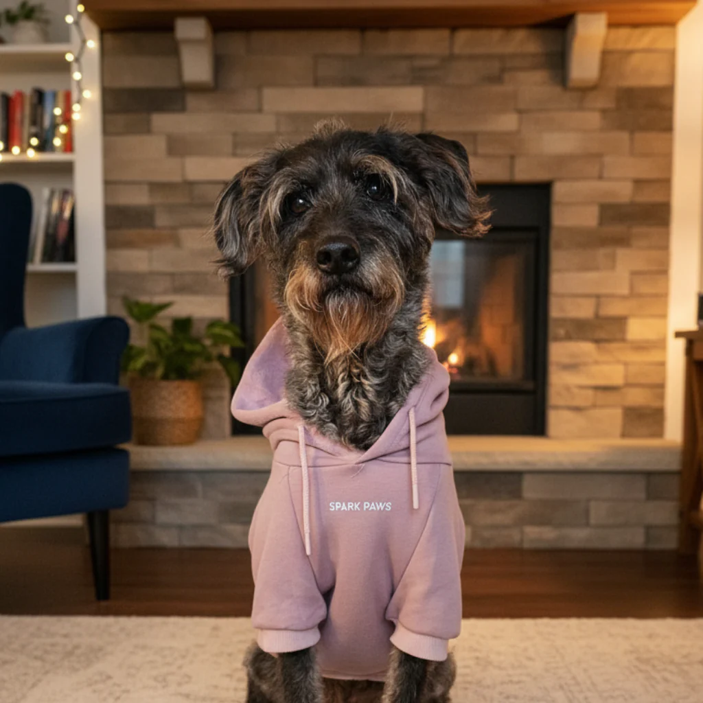 Felpa con cappuccio essenziale per cani - Image 57