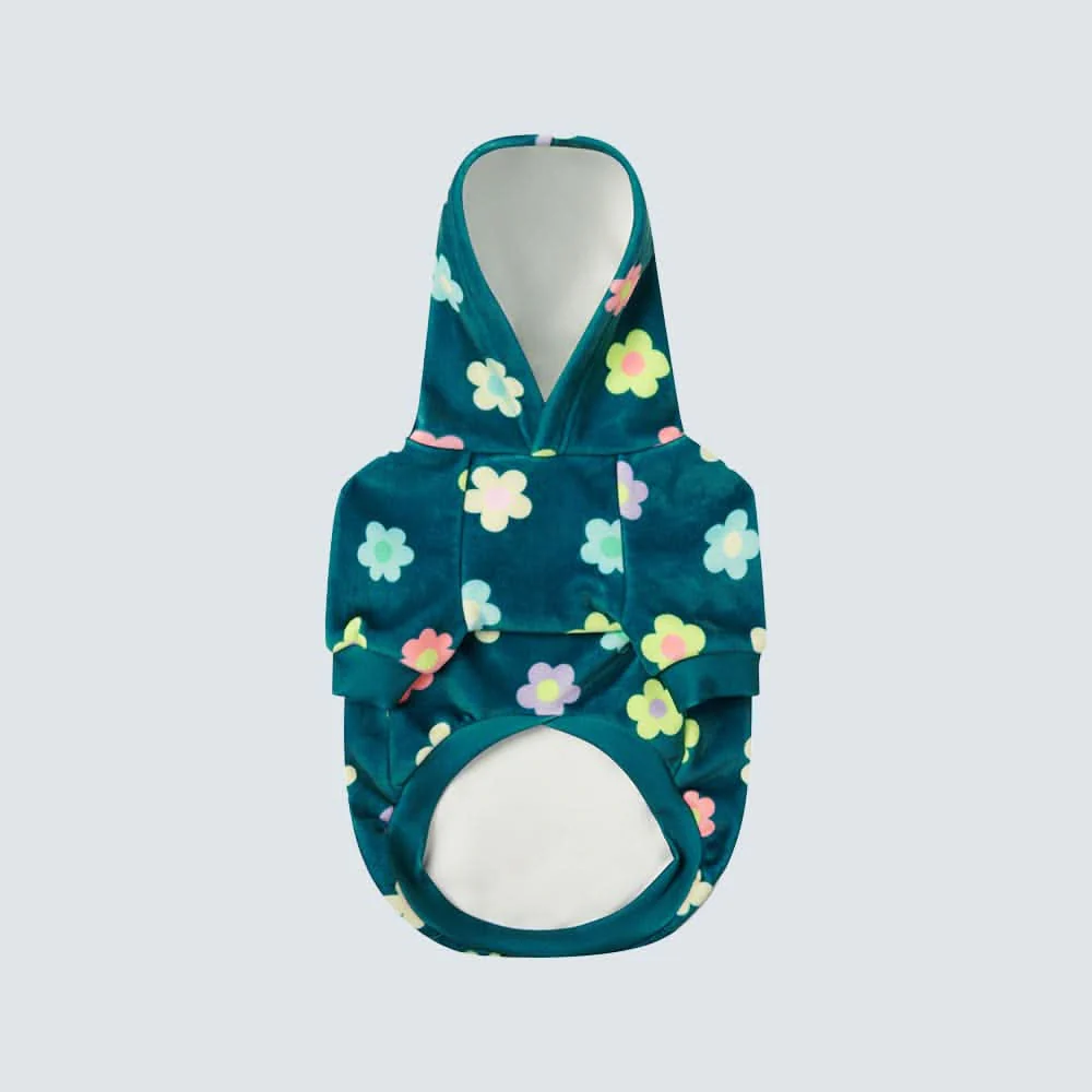 Daisy Felpa per Cane - Verde - Image 3