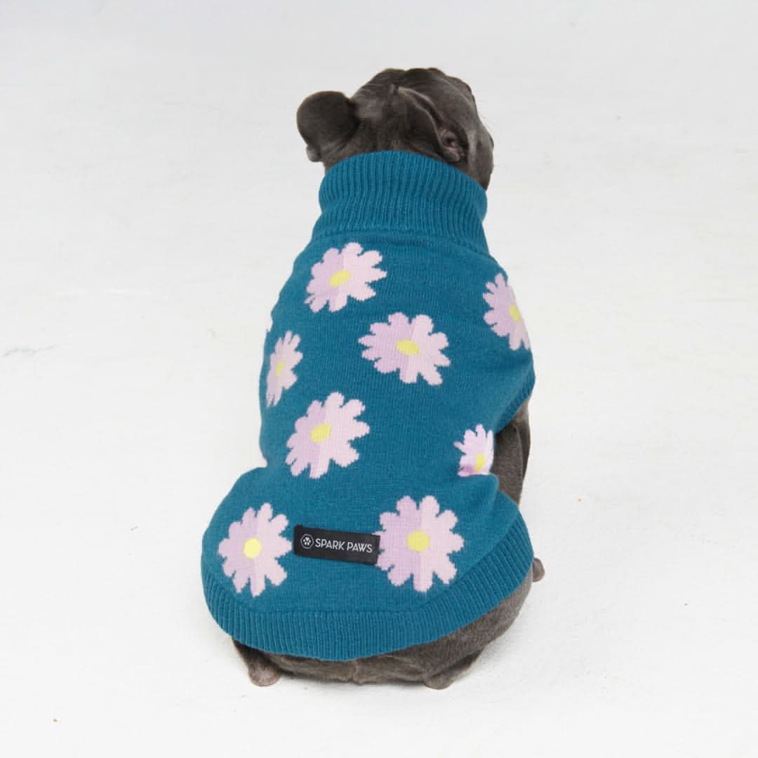 Maglione per cane lavorato a maglia - Fiore - Image 4