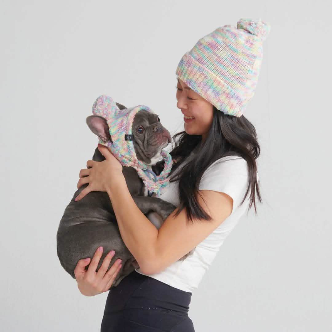Cappello con pompon umano (multicolore) - Image 15