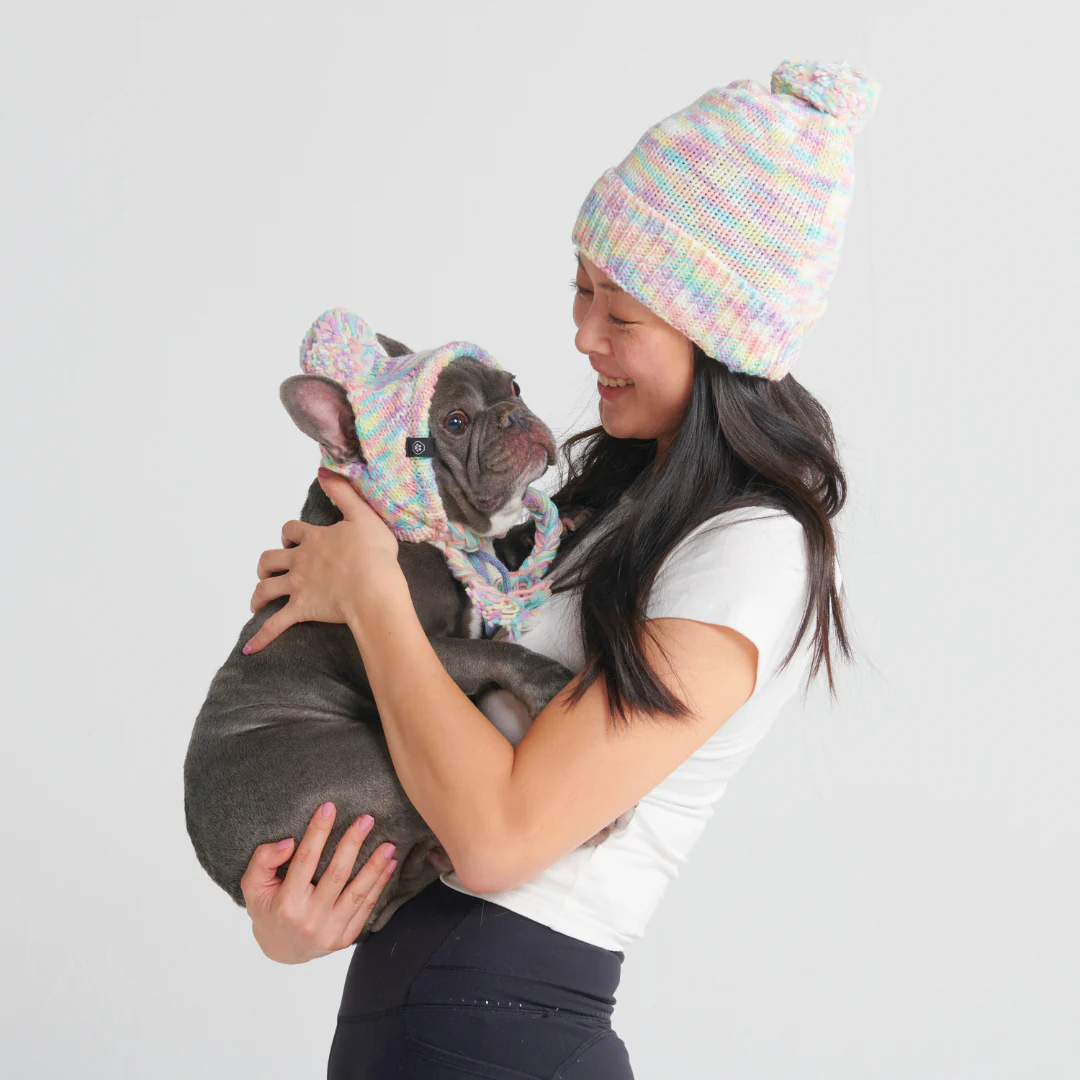 Cappello con pompon umano (multicolore) - Image 7