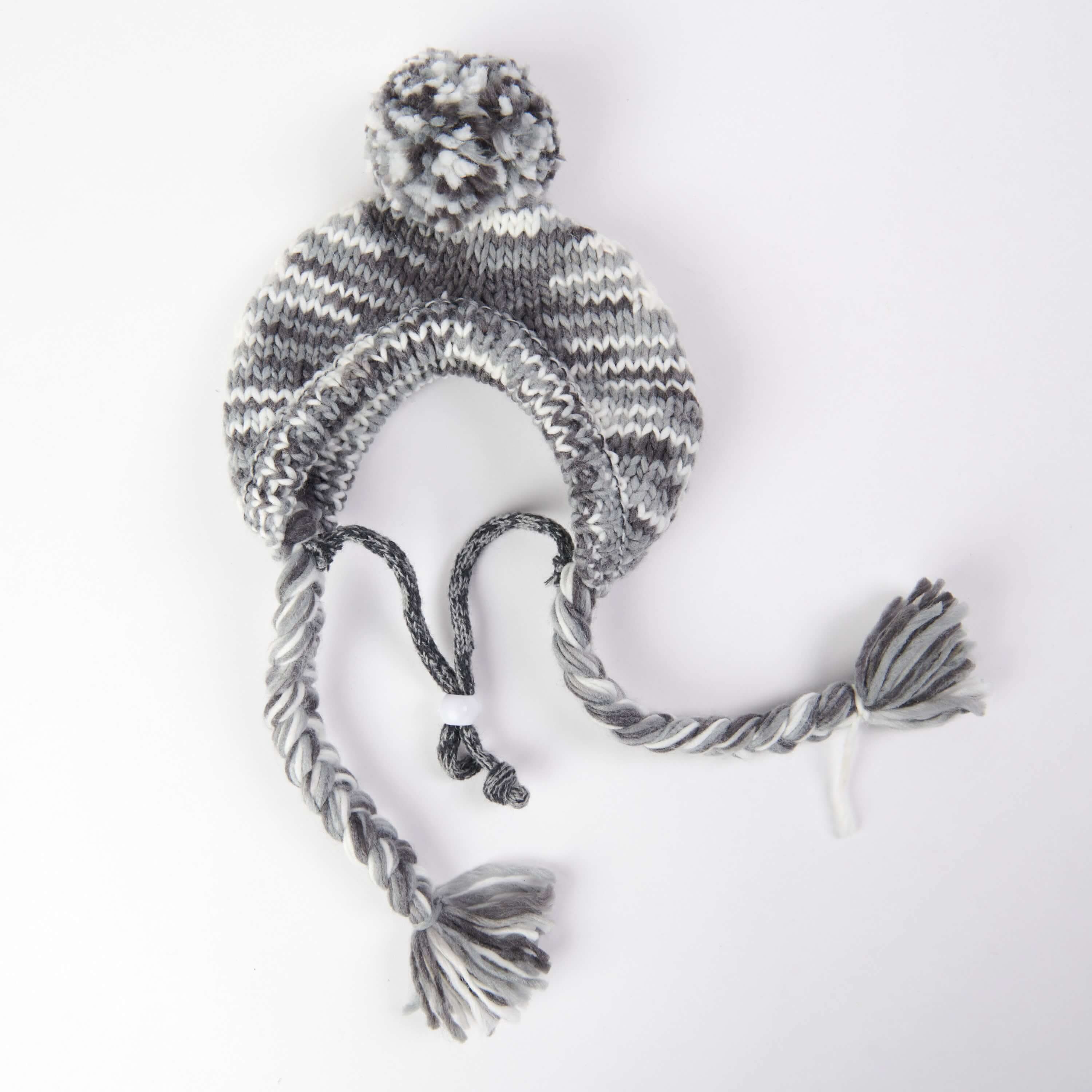 Cappello per cani Pom Pom in Maglia - Image 3