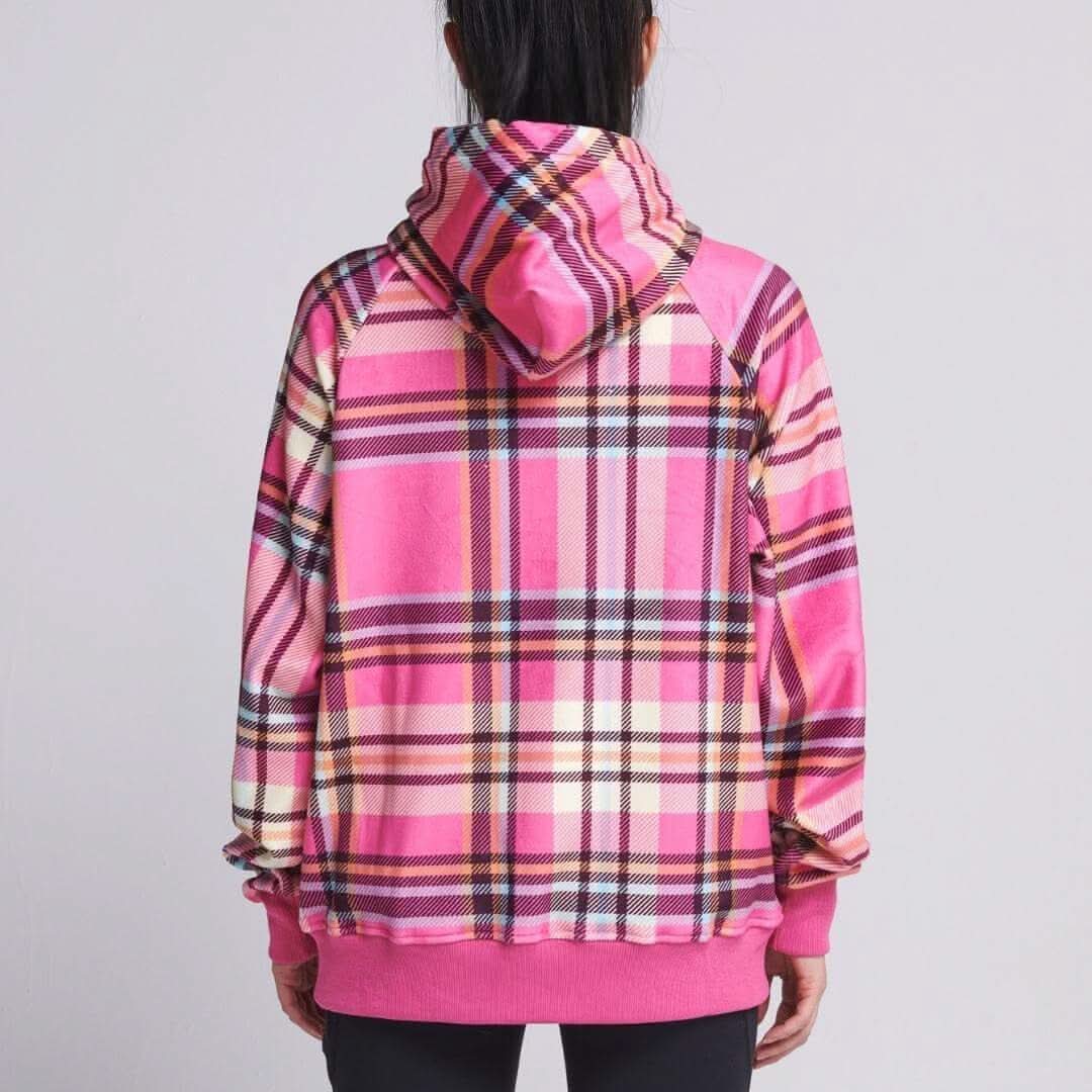 Maglione Plaid per Umani - Quadretti rosa - Image 5