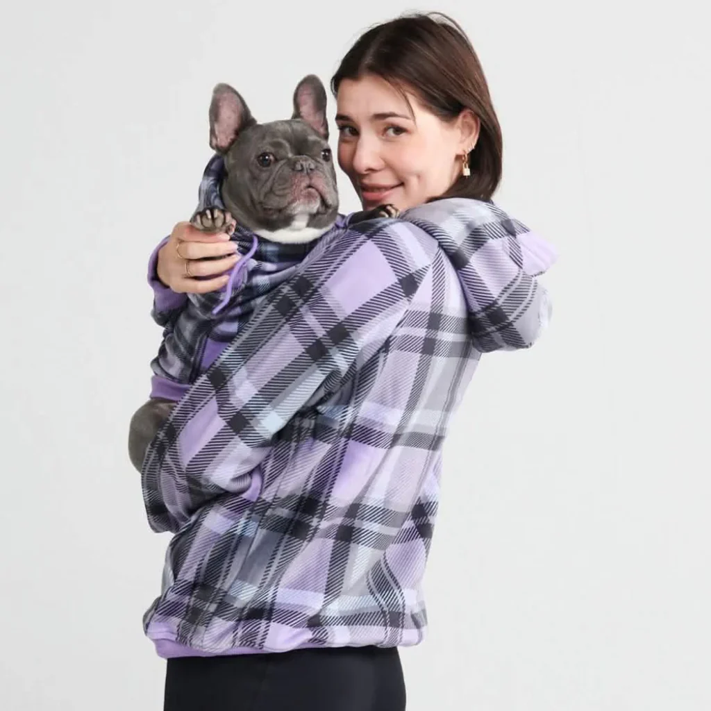Maglione Plaid per Cani - Quadretti viola - Image 10