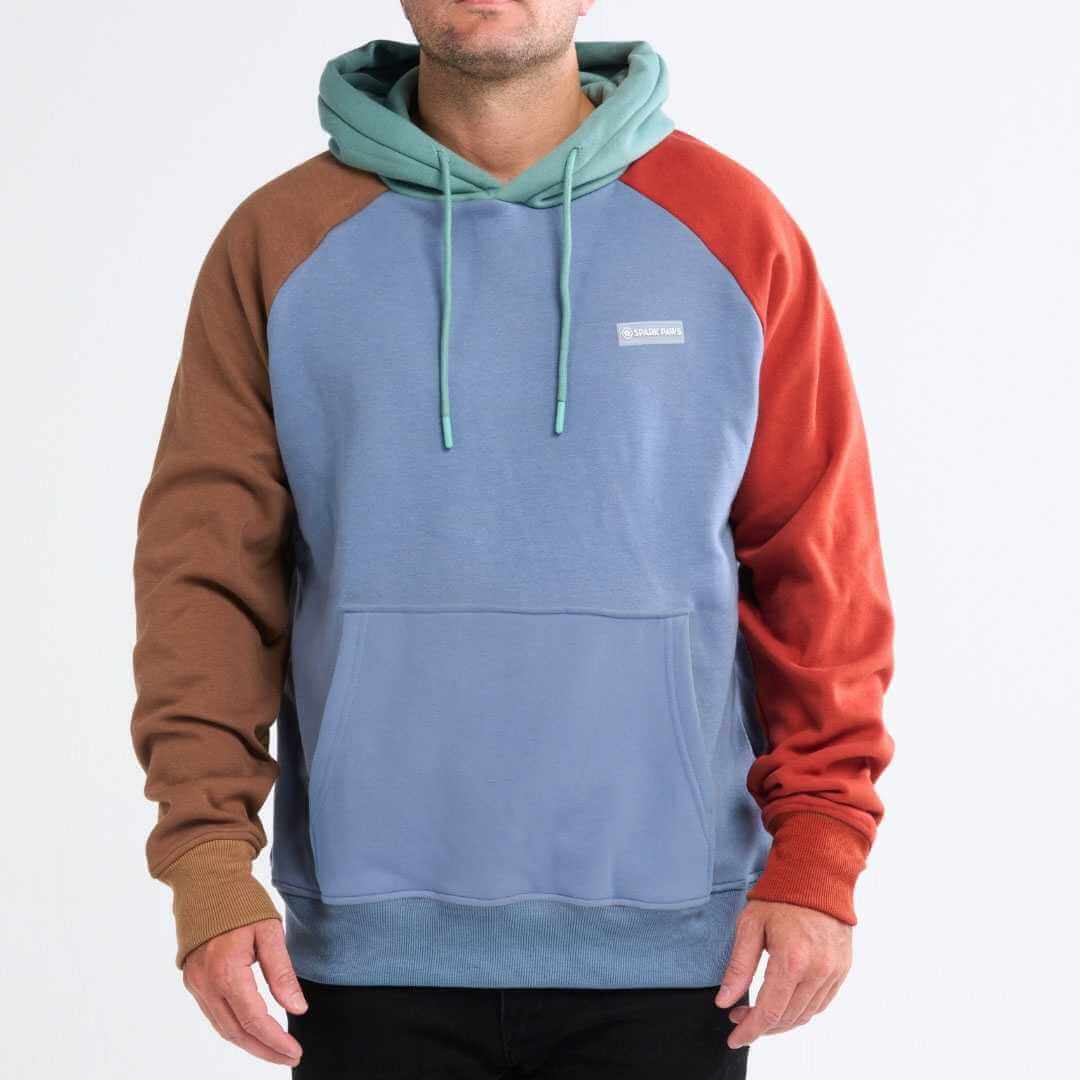 Felpa con cappuccio color block umana - Image 12