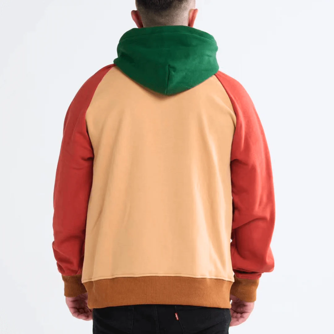 Felpa con cappuccio color block umana - Image 22