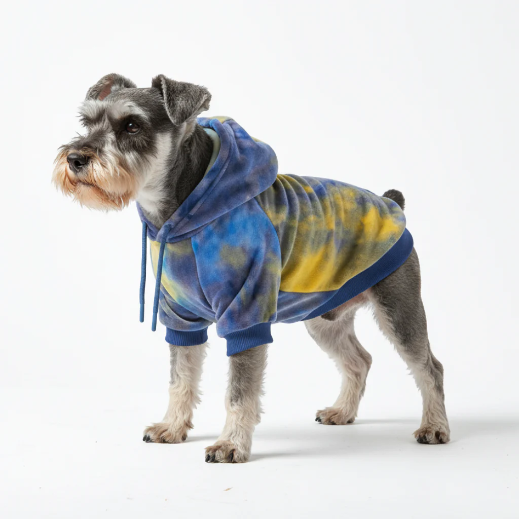 Felpe con cappuccio in velluto per cani - Image 75
