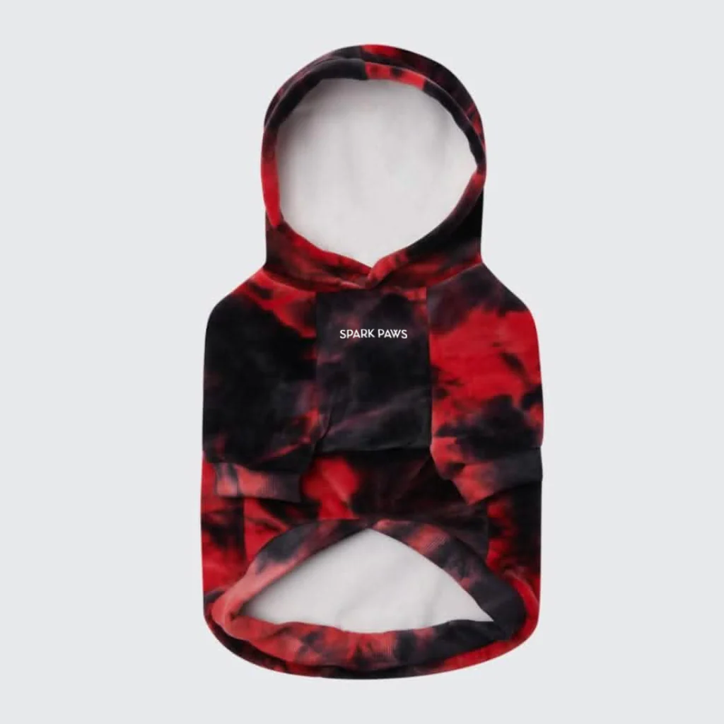 Maglione in Velluto per Cani - Rosso e Nero - Image 7