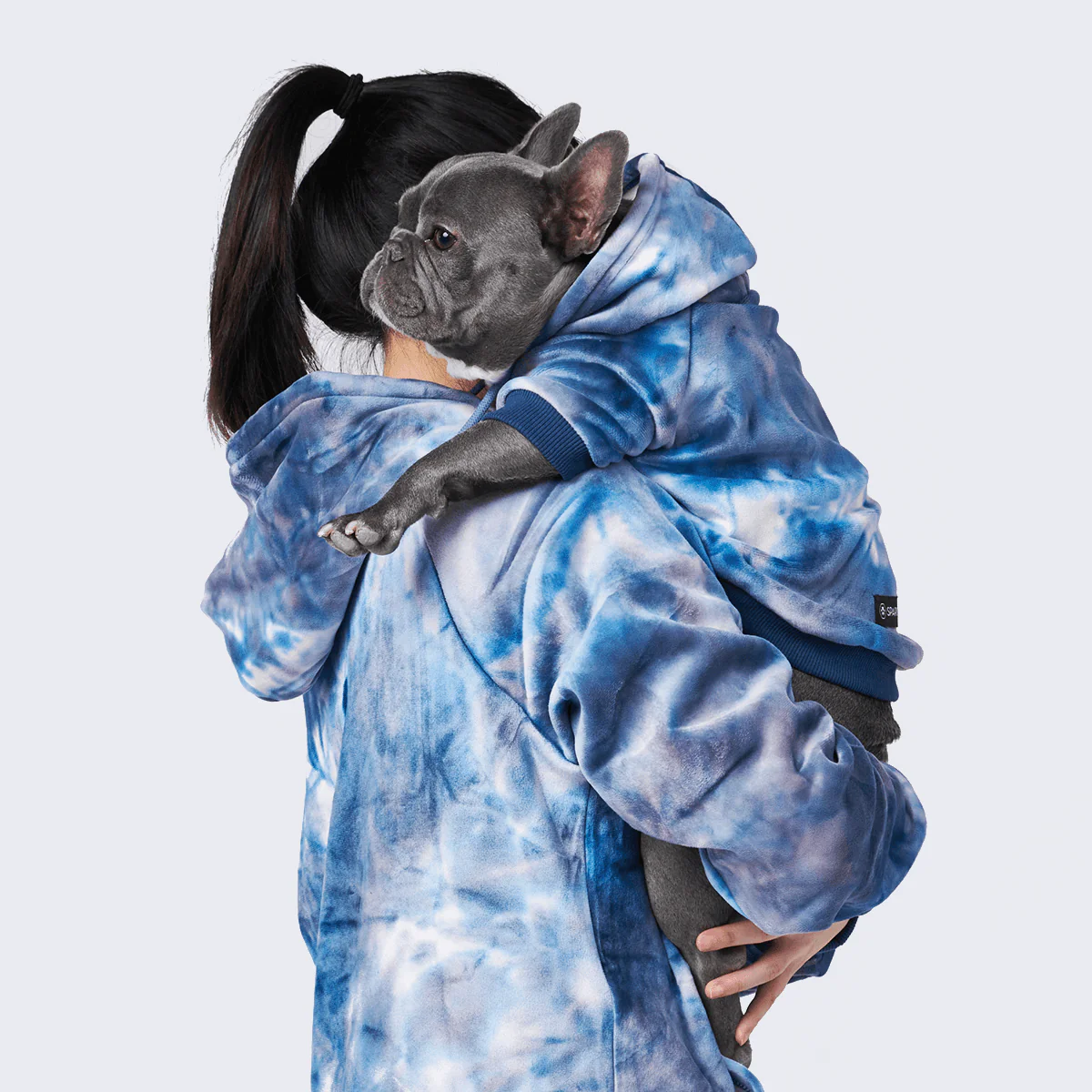 Maglione in Velluto per Umani - Blu Zaffiro - Image 5