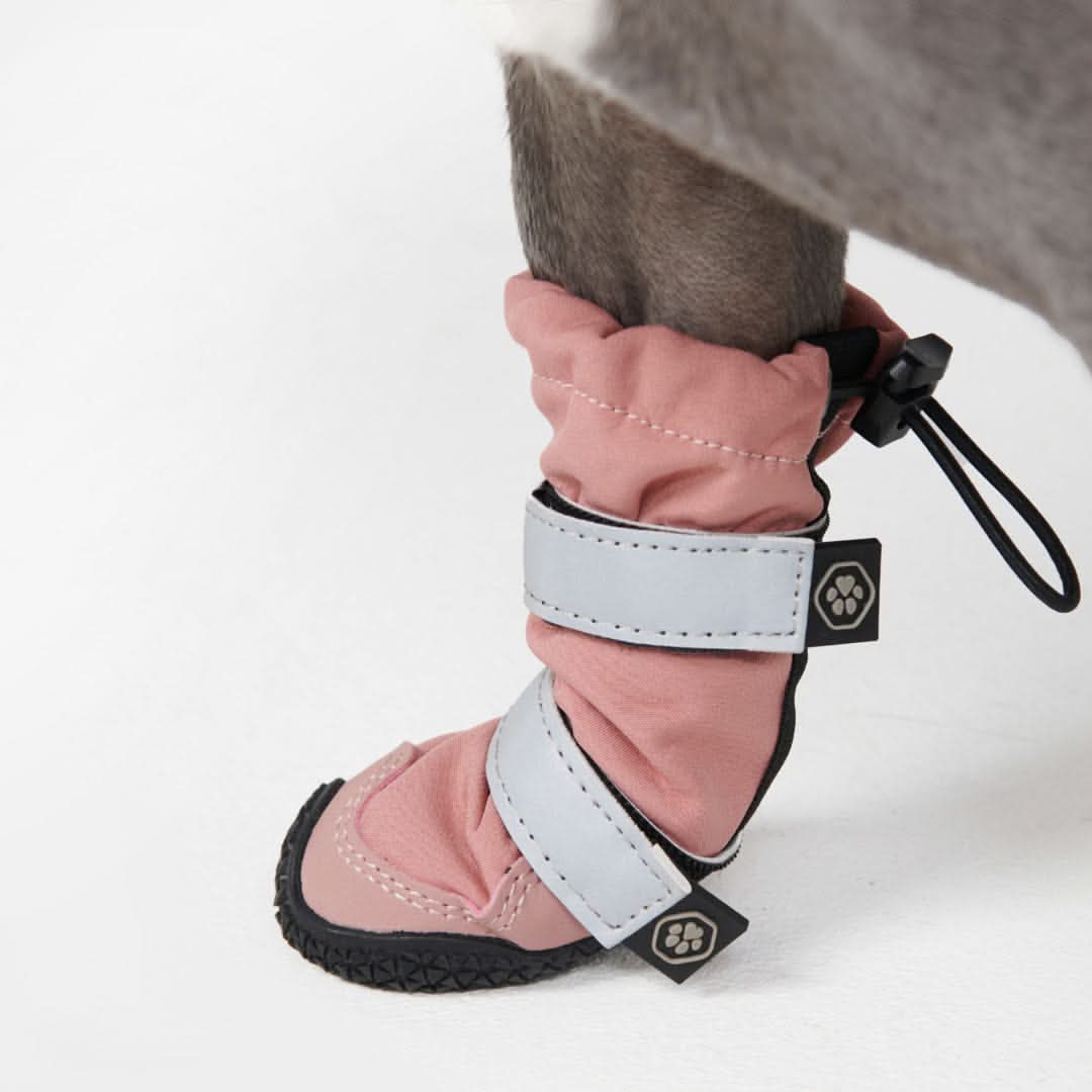 Stivali per cani resistenti all'acqua con struttura flessibile - Rosa - Image 4