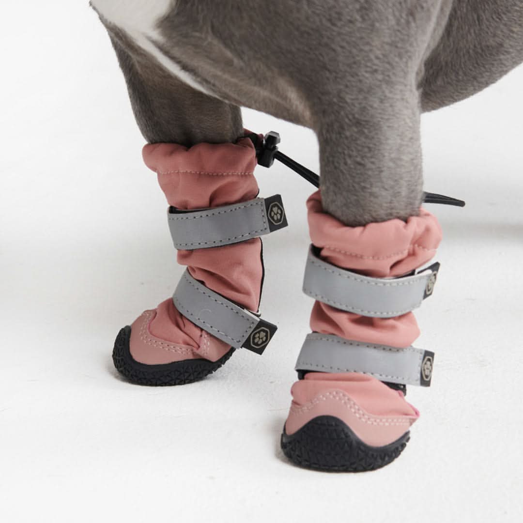 Stivali per cani resistenti all'acqua con struttura flessibile - Rosa - Image 5